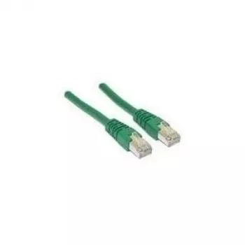 Wentronic Goobay CAT 5e jungiamasis kabelis, F/UTP, žalias, 0,5 m - CCA vario mišinys (50179)