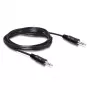 SBOX 3.5-3.5-M/M-2 2m garso laidas, juodas