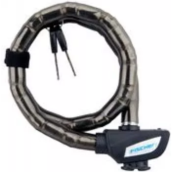 Dviračio spyna FISCHER 85854 – 700 mm ilgio, 18 mm skersmens, juoda