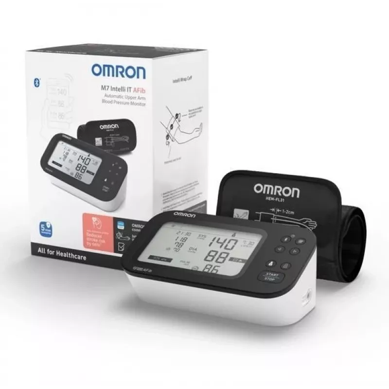 Omron M7 Intelli IT Automatinis viršutinės rankos kraujospūdžio matuoklis 2 naudotojams