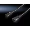 Maitinimo laidas Rittal DK 7200.215 juodas 1,8 m C14 C13