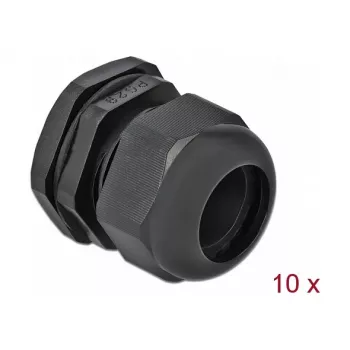 Kabelio įvadas DeLOCK 60226 Juodas Plastikinis 10 vnt.