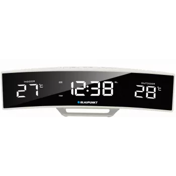 BLAUPUNKT CR12WH FM žadintuvas su temperatūros jutikliu
