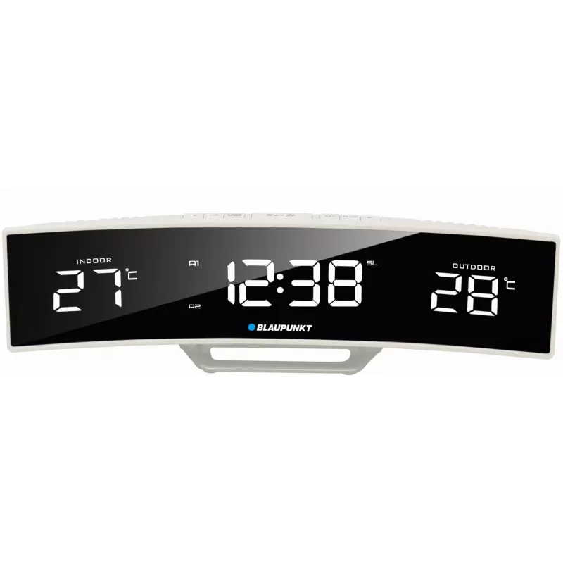BLAUPUNKT CR12WH FM žadintuvas su temperatūros jutikliu