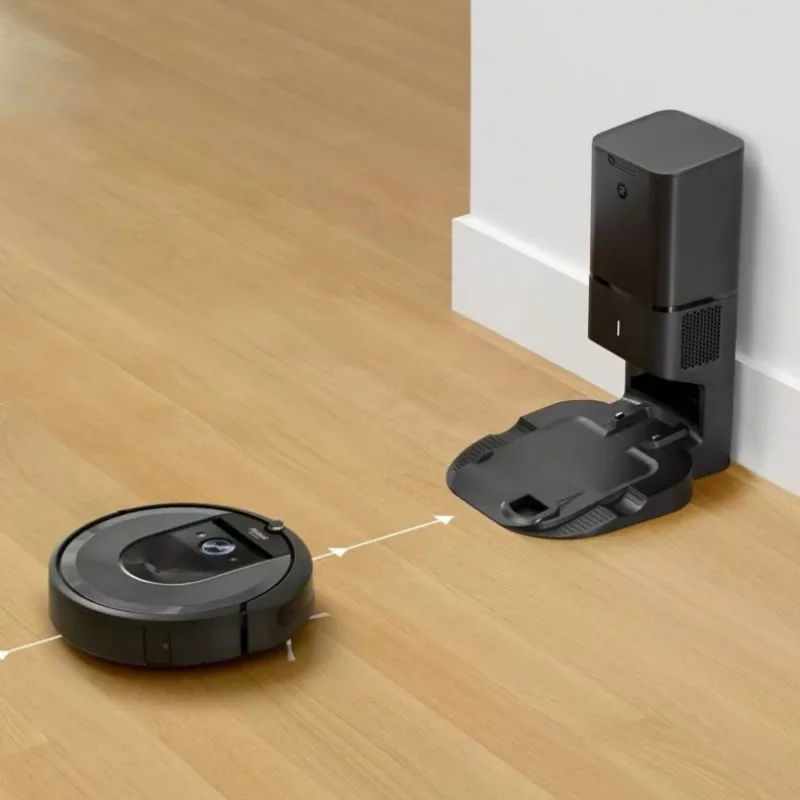 Robotinis dulkių siurblys iRobot Combo i8+ be maišelio juodas
