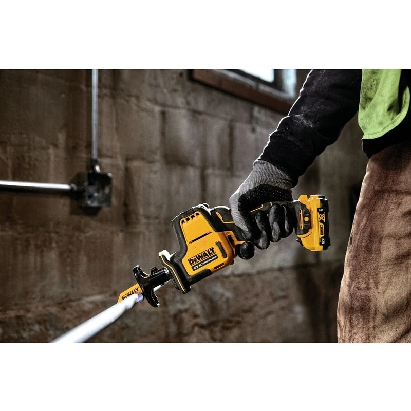 DeWALT DCS312D2-QW pjūklas stūmoklinis 2800 sm/min Juodas, Geltonas