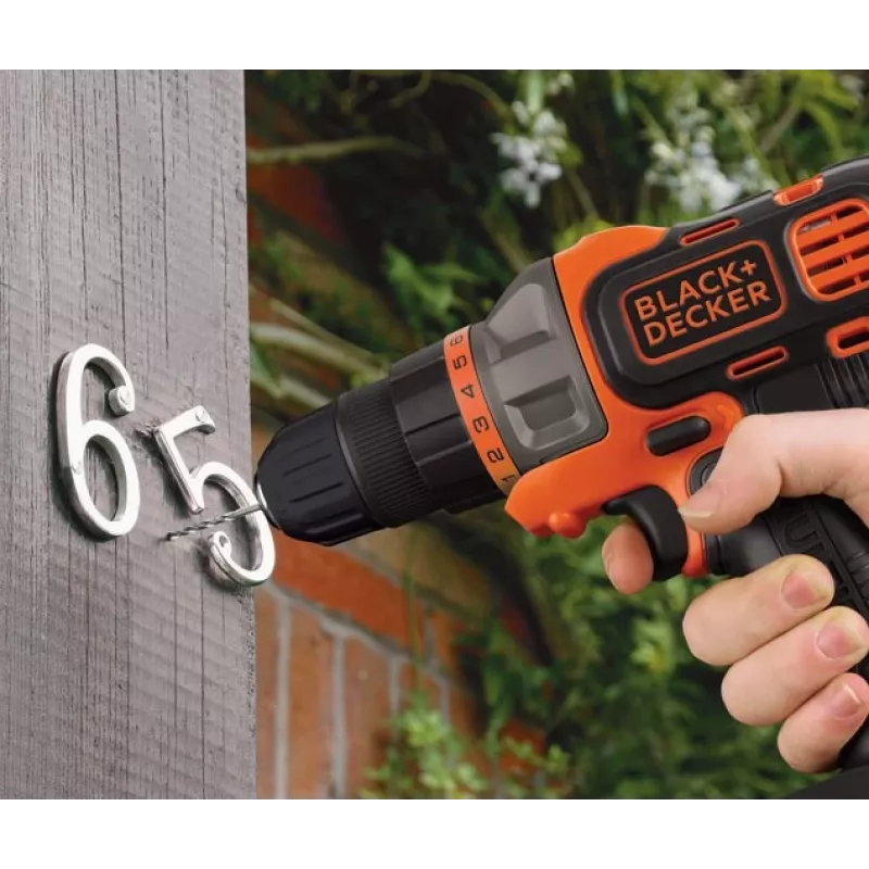 Gręžtuvas Black & Decker MT218KB 800 aps./min. Juoda, Oranžinė 1,46 kg