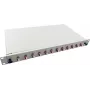 Helos LWL 19 Splice Box 12 x LC Duplex OM4 paruošta sujungimui Pilka (375558)