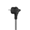 Prailginimo laidas LogiLink LPS262U 1,5 m 2 AC lizdai vidaus juodas
