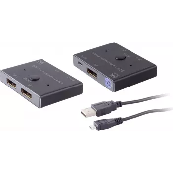 ShiverPeaks DisplayPort jungiklis 05-14001 2x1 abipusis 8K