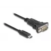 DeLOCK adapteris USB Type-C į RS-232 D-Sub 9 kištukas 0,25 m