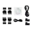 Nepertraukiamo maitinimo šaltinis Green Cell UPS13 — dvigubo keitimo UPS, 1000 VA / 900 W, grynas sinusas, 6 AC lizdai, LCD, 2×12V 9Ah baterijos