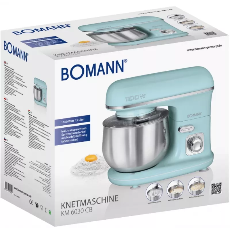 Virtuvinis kombainas Bomann KM 6030 CB 1100 W 5 L mėtų spalvos