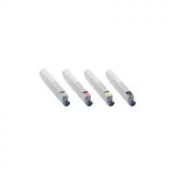 OKI Rainbow Kit - Tonerių rinkinys - 1 x juoda, geltona, žydra, raudona - 15000 puslapių (43112702)