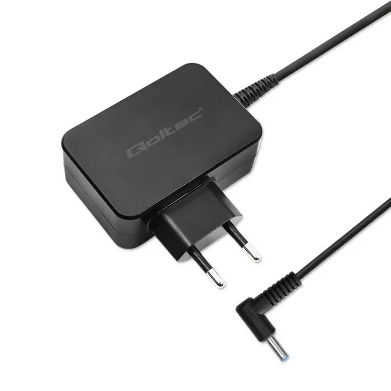 Maitinimo adapteris nešiojamam kompiuteriui QOLTEC 51033, 45 W, 19,5 V, 2,31 A, 220–240 V, vidaus, juodas, 1,7 m laidas