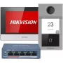 Vaizdo domofonas Hikvision DS-KIS604-S(C) 2 MP 17,8 cm (7) juoda, pilka, sidabrinė