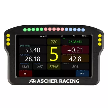 Vairo skydelis Ascher Racing 5 col. modelis 76080029 sim lenktynių ekranams
