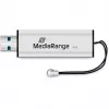MediaRange SuperSpeed USB atmintukas – 8 GB – USB 3.0 – juodas/sidabrinis (MR914)