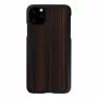 Dėklas iš medžio ir polikarbonato iPhone 11 Pro Max, juodas kaip juodmedis