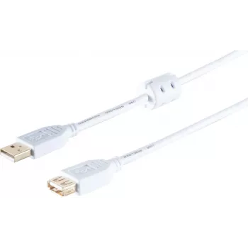 USB 2.0 aukštos spartos ilginimo laidas ShiverPeaks 77120-WF su ferito jungtimi