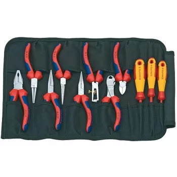 Knipex 00 19 41 elektriko įrankių rinkinys dėkle, 11 dalių