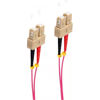 shiverpeaks BS77919/4 šviesolaidinis kabelis 10 m, OM4, SC-SC, violetinis
