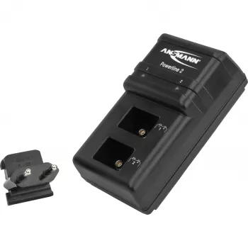 ANSMANN POWERline 2 – Įkroviklis baterijoms – 2x9V (5107043)