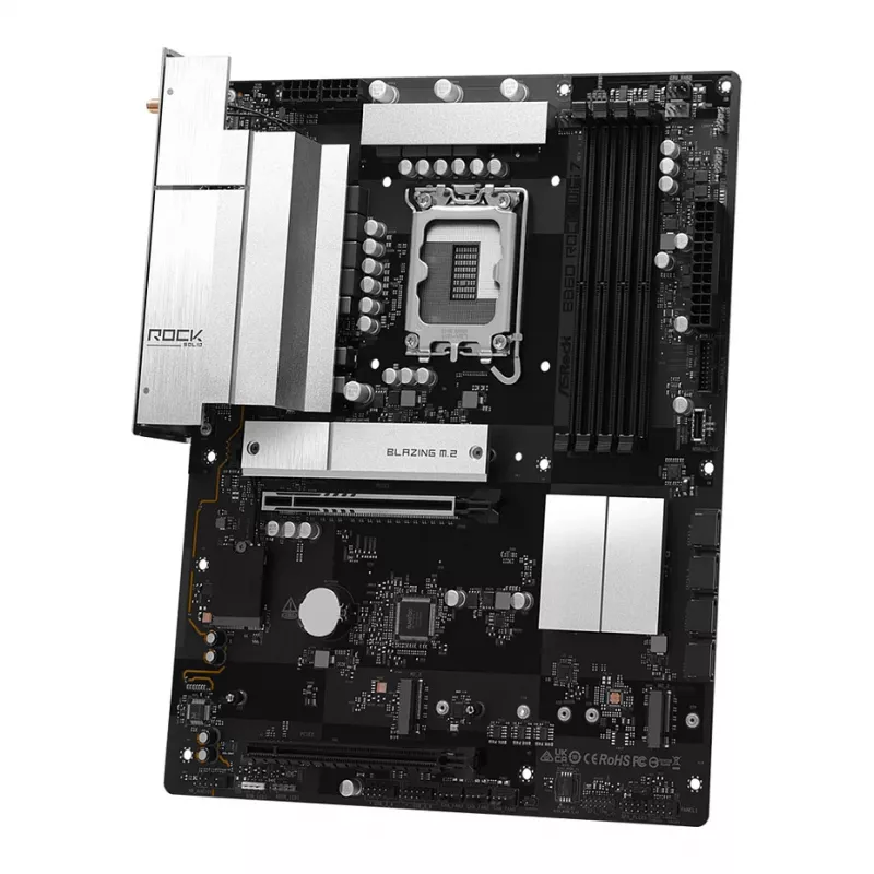 ASRock B860 Rock WiFi 7 ATX pagrindinė plokštė