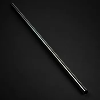 Bitspower None Chamfer Brass 14mm AD, 500mm, Black Gloss – kietas varinis vamzdelis vandens aušinimui