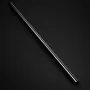 Bitspower None Chamfer Brass 14mm AD, 500mm, Black Gloss – kietas varinis vamzdelis vandens aušinimui