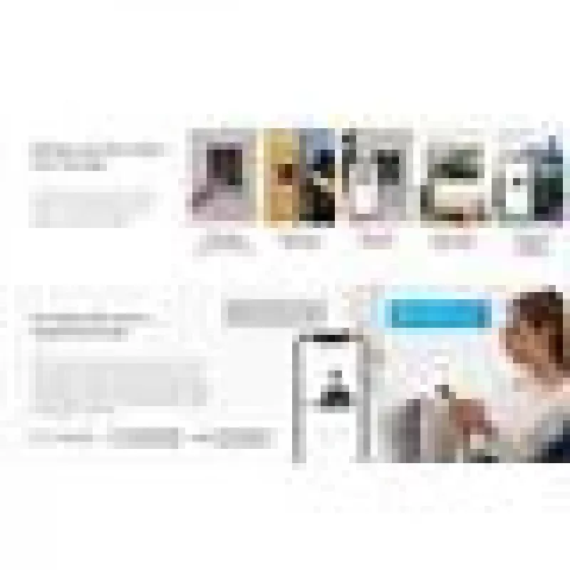 Vaizdo domofono jutiklinis monitorius EZVIZ 7 colių 318500248 – atskiras valdymas dviem butams