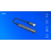 USB šakotuvas SAVIO AK-70, 4 prievadai (1× USB 3.0 + 3× USB 2.0), 5 Gbit/s