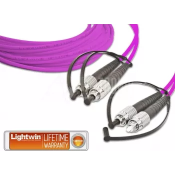 Lightwin aukštos kokybės dvipusis LWL šuoliukas, MM OM4, FC - FC, 3,0 m (LDP-50 FC-FC 3.0 OM4)