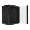 Sieninis tinklo stovas LANBERG WF01-6618-10B, 18U, 600×600×907 mm, juodas, 60 kg