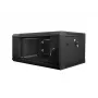 Sieninis stelažas LANBERG WF01-6404-10B 4U 19 colių 600×450×285 mm IP20 juodas, 60 kg talpa