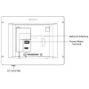 Vaizdo domofonas Hikvision DS-KH8350-TE1 7 colių IPS jutiklinis ekranas, PoE, SIP, MicroSD lizdas, 1024×600, Aliumininis korpusas, Juoda