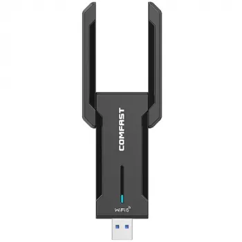 WiFi USB adapteris Comfast CF-972AX dviejų juostų 2.4GHz/5GHz iki 5374Mbps