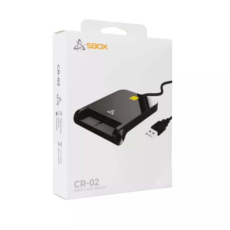 Kortelių skaitytuvas SBOX CR-02 USB SD ir MicroSD kortelėms