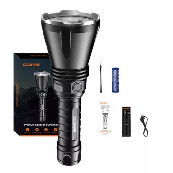 Žibintuvėlis Superfire TF01 1000 liumenų, įkraunamas, modelis Godfire