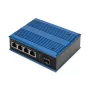 Digitus 4 portų Gigabit Ethernet tinklo PoE jungiklis, pramoninis, nevaldomas, 1 SFP jungtis