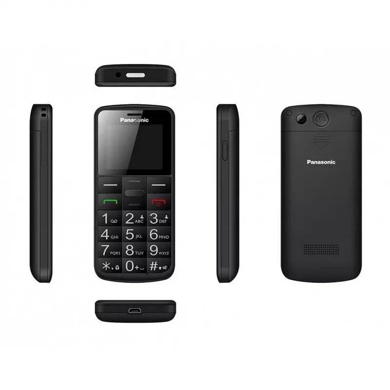Mobilus telefonas senjorams Panasonic KX-TU110 juodas