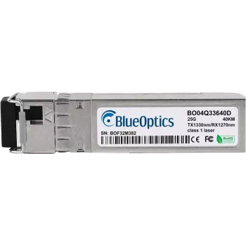 SFP28 siųstuvas-imtuvas BlueOptics BO04Q33640DIN 25GBASE-BX-D vienmodis 25Gb/s 40 km