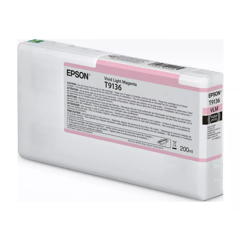 Originalus Epson rašalo kasetė T91360N Vivid Light Magenta, skirta suderinamiems Epson spausdintuvams