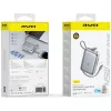 Nešiojamas powerbankas Awei C03 20000mAh su 45W išėjimu ir integruotu USB-A/USB-C laidu
