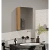 Prietaisinė spintelė voniai POLA 1DL ARTISAN, ąžuolo spalvos, pakabinama, 400×220×600 mm, 3 lentynos