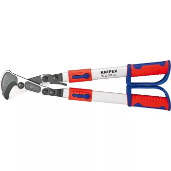 Kabelių žirklės Knipex 9532038 su reketiniu mechanizmu