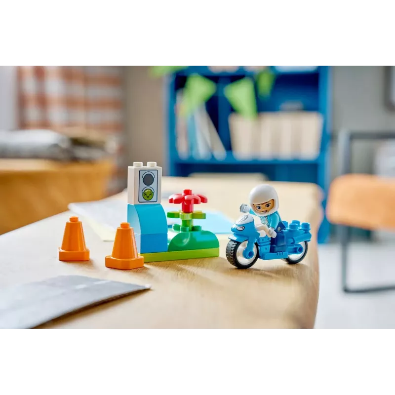 LEGO DUPLO 10471 Mėlynas policijos motociklas