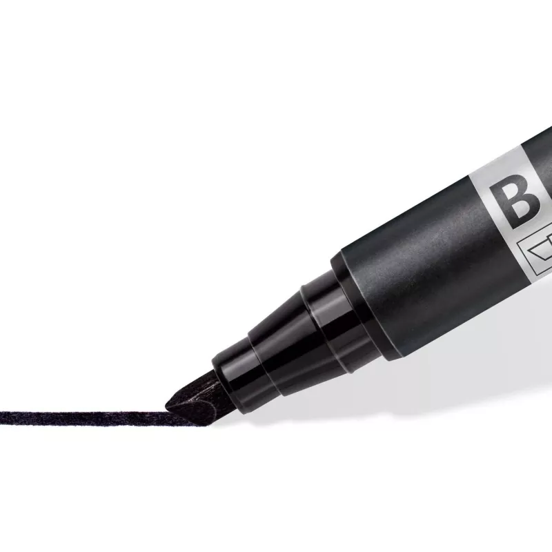 Staedtler Lumocolor permanent duo 348 B nuolatinis žymeklis juodas 1 vnt