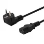 Maitinimo laidas Savio CL-98 juodas 1,8 m IEC C13 kištukas E tipas