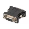 Assmann DVI adapteris DVI(24+5) - HD15 M/F, DVI-I dual link, juodas (AK-320504-000-S)